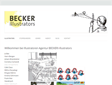 Tablet Screenshot of becker-illustrators.de